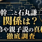 石丸幹二と石丸謙二郎の関係は？兄弟や親子説の真相を徹底調査